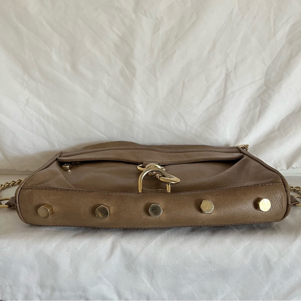 Rebecca Minkoff Tan Leather MAC Crossbody Bag - Picture 9 of 12